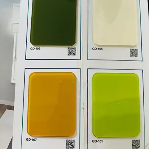 Anti Scratch Acrylic Laminated Sheet - Color: Multi Color