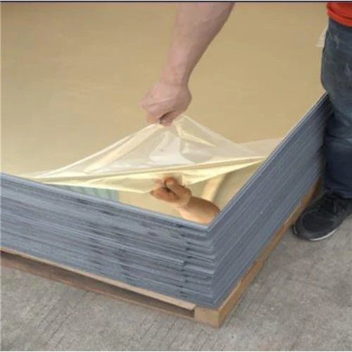 Acrylic Mirror Sheet - Color: Golden And White