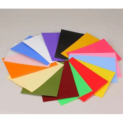 Acrylic Sign Board Sheet - Color: Multi Color