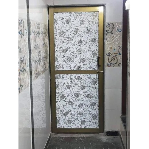 Hinged Aluminium Door - Color: White
