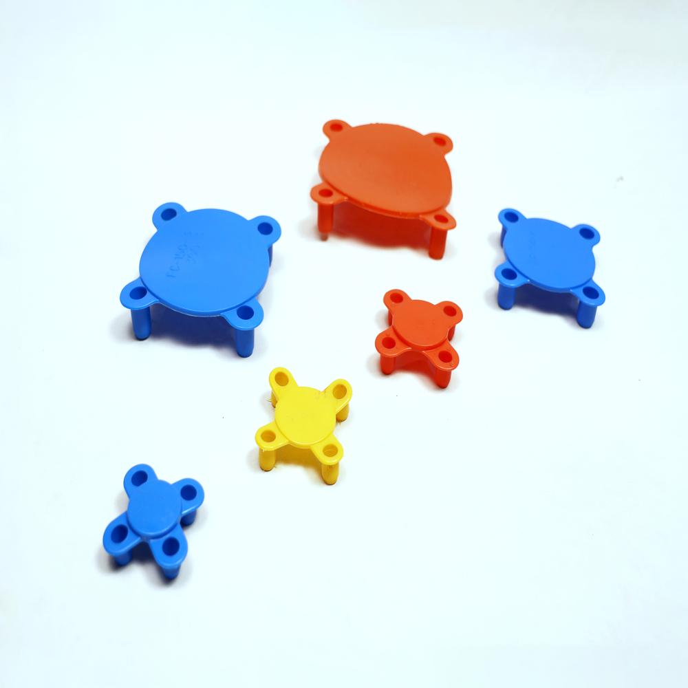 Pull-push Production Cap - Ldpe Material, Customized Size, Blue Color | Versatile Round Design, Any Neck Size