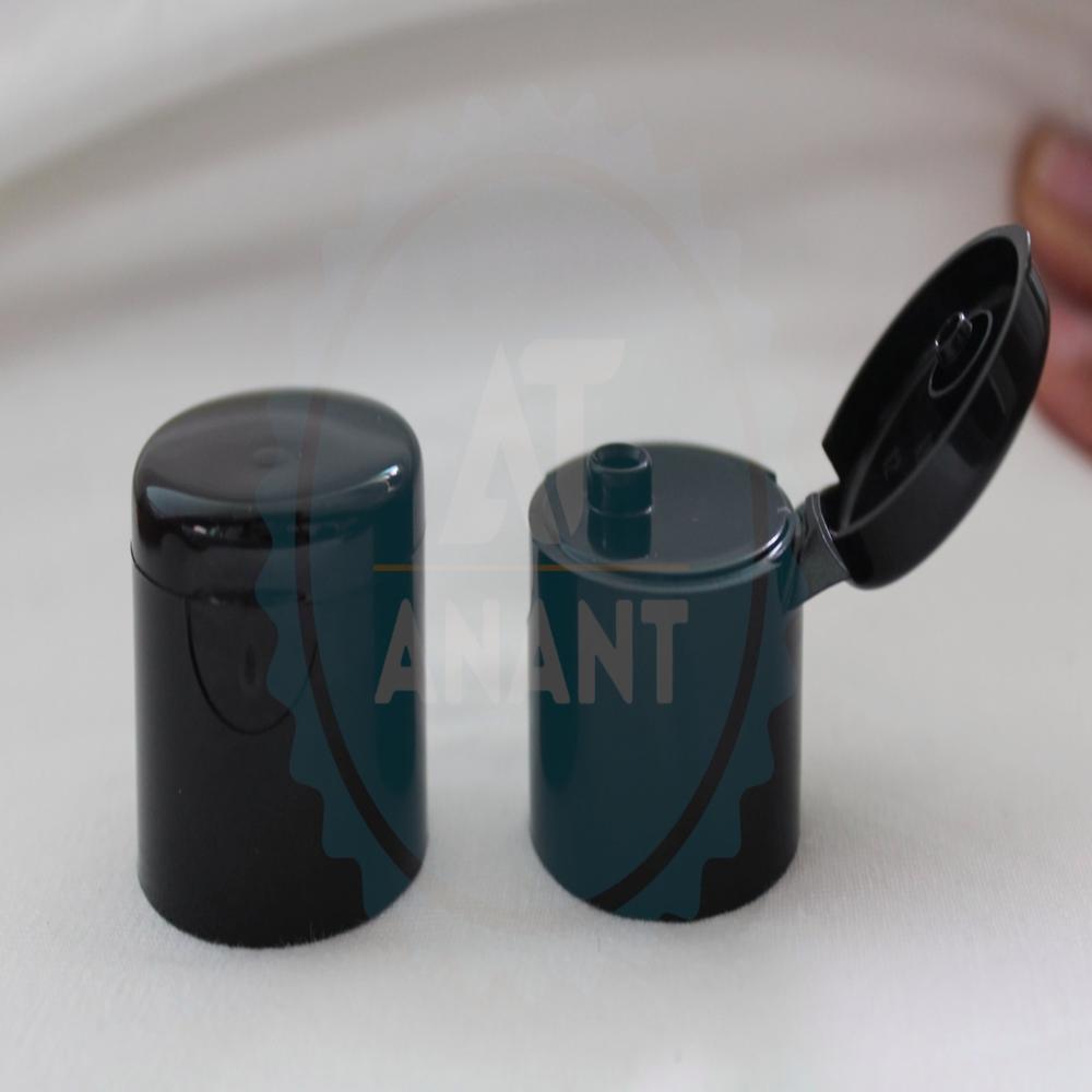 25 Mm Flip Top Cap - Color: Black