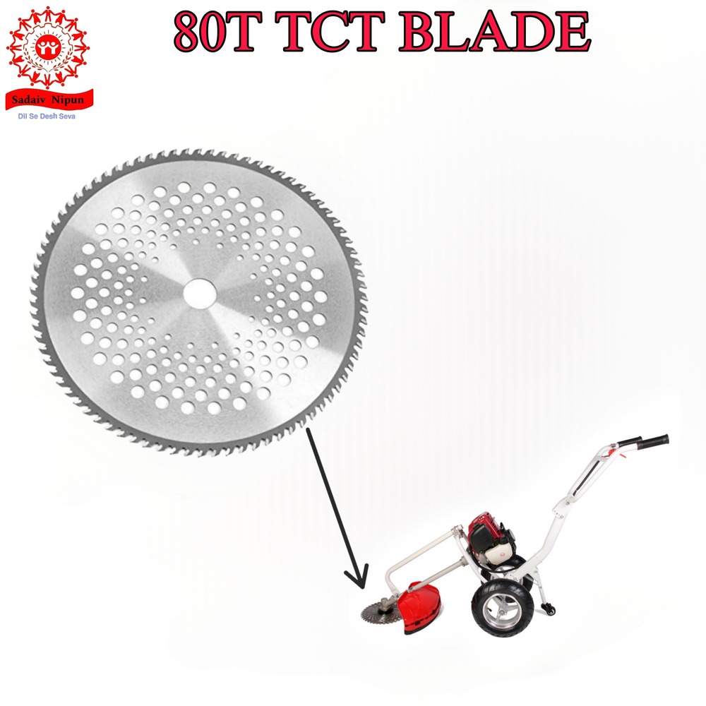 Bb005 Heavy-duty 2 T Blade For Brush Cutters Designed For 35cc, 52cc, 63cc, 72cc Trimmers Ideal For Efficient Crop And Tree Cutting