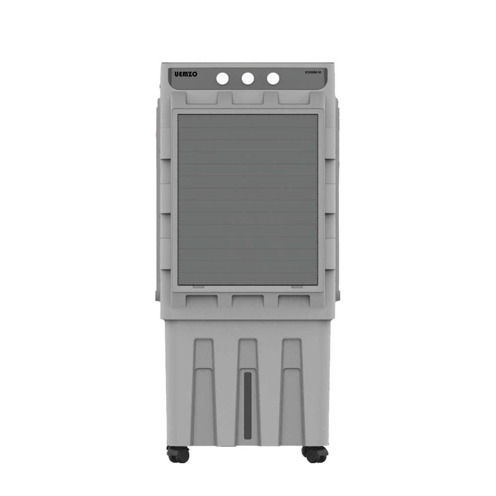 Iceverra 90 Cooler Uemzo - Durable Plastic, 90-Liter Capacity, Sleek White Design | Enhanced Airflow, Efficient Cooling Performance, Easy Maintenance
