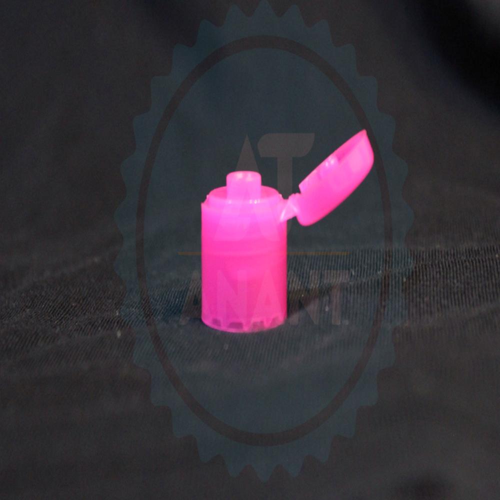 17mm Flip Top Cap - Color: Pink