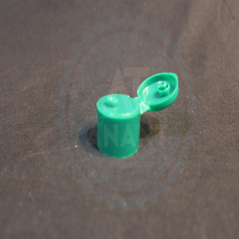 25 Mm Longneck Flip Top Cap - Color: Green
