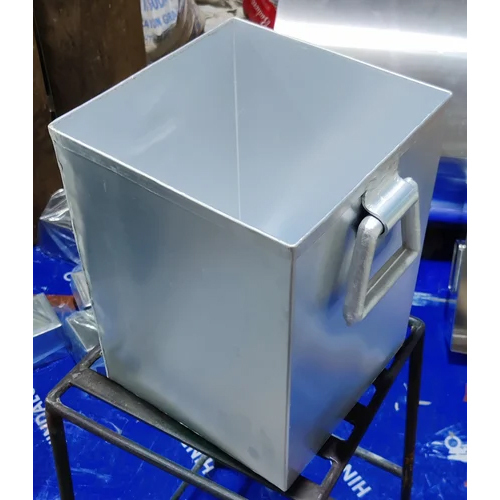 Aluminium Square Ice Cream - Color: Silver