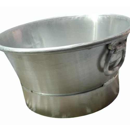 Aluminium Welded Tub - Color: Silver