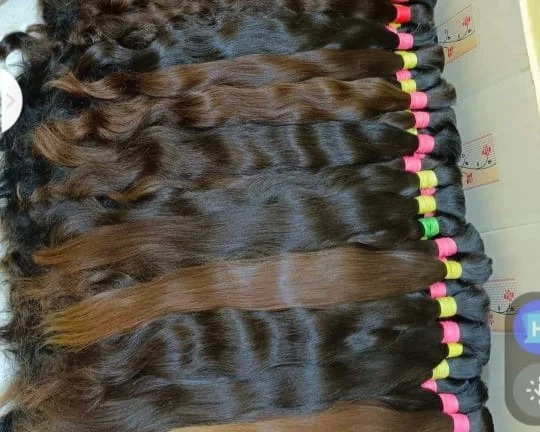 remy natural black and brown raw hair bundle