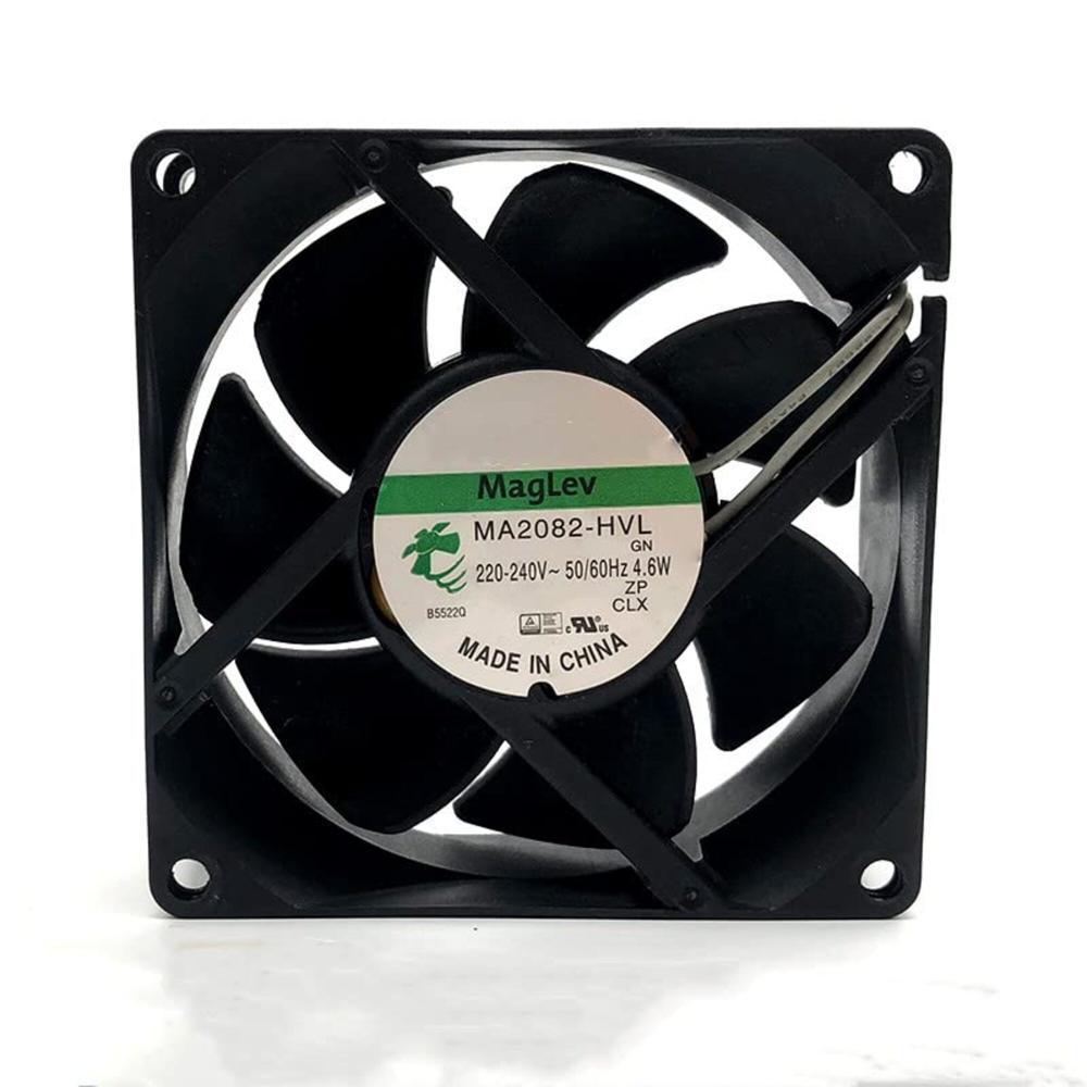 SUNON MA2082-HVL.GN 80x80x25mm AC 220V/240V 4.6W 50/60Hz 8025 2-Wire Cooling Fan