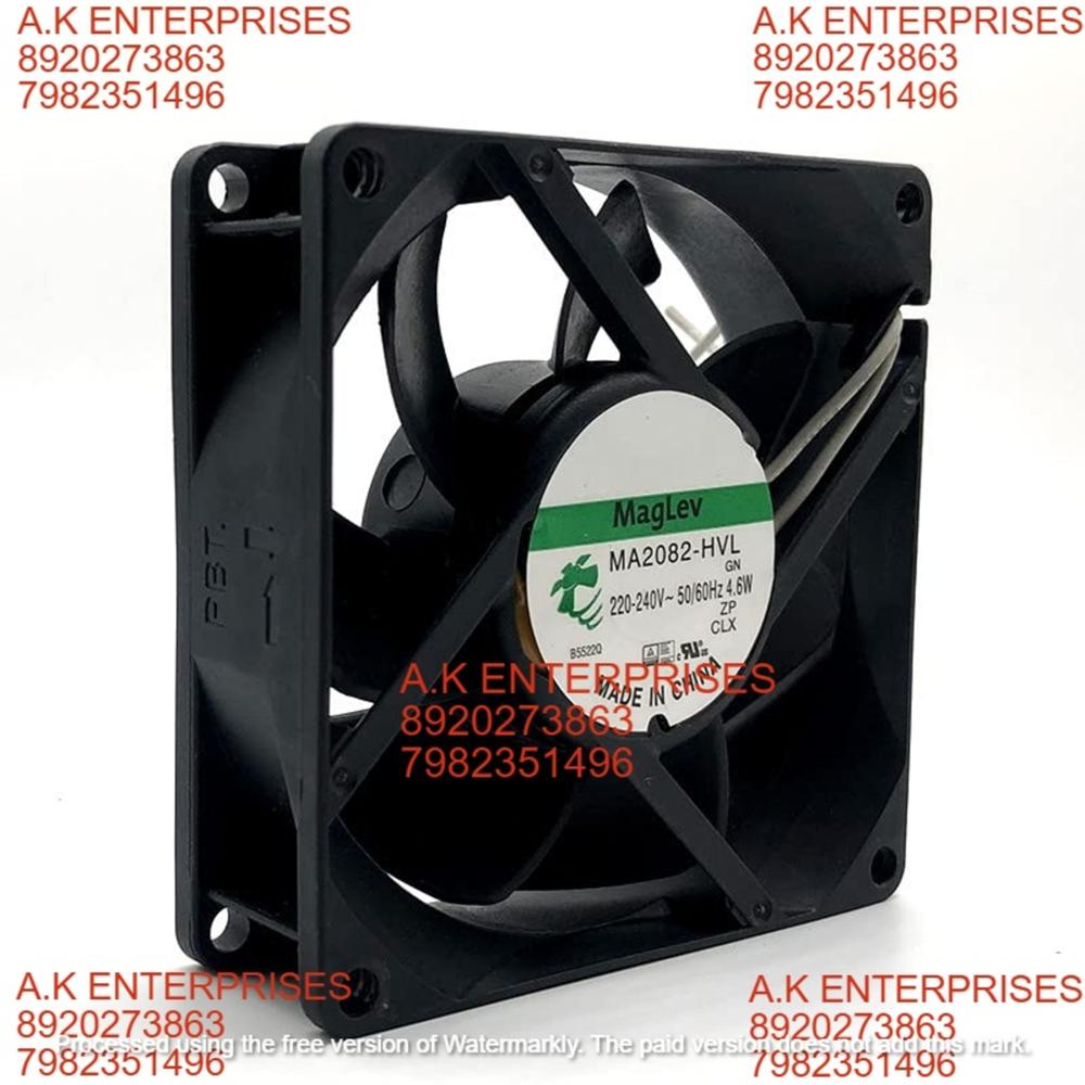 SUNON MA2082-HVL.GN 80x80x25mm AC 220V/240V 4.6W 50/60Hz 8025 2-Wire Cooling Fan