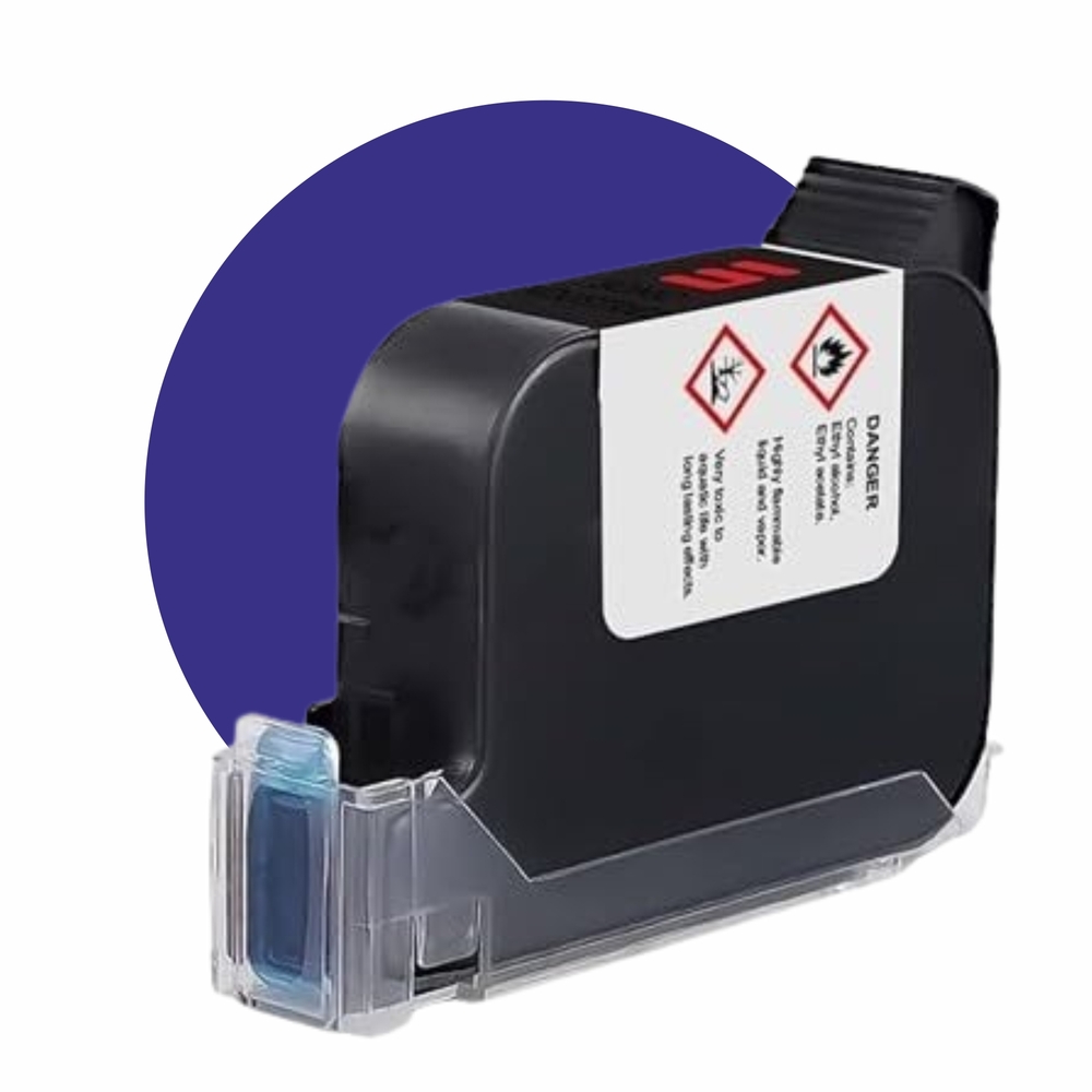 SONIC INDUSTRIES Blue Ink Cartridge (12.7mm) Designed for Pharma Industries