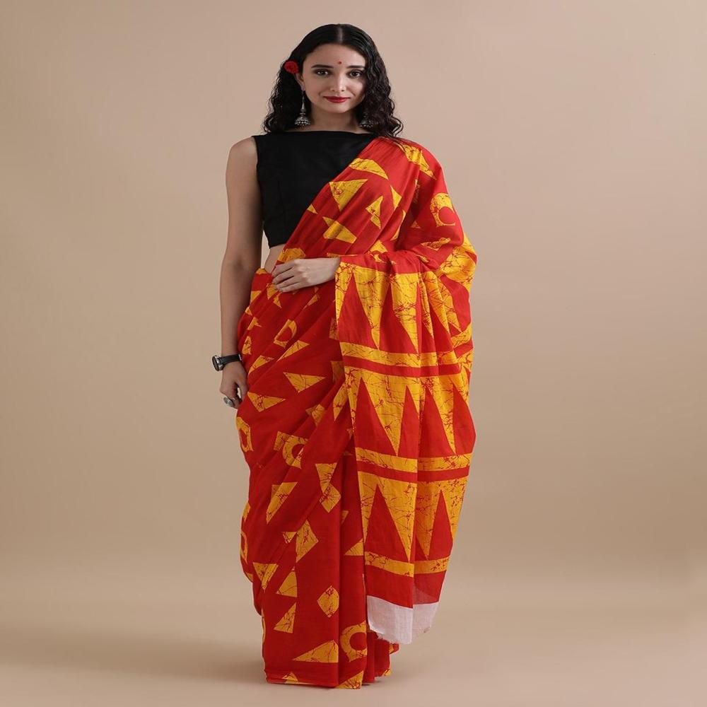 Cotton Mulmul Saree