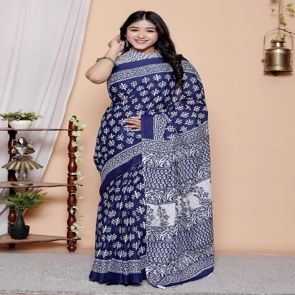 Cotton Mulmul Saree