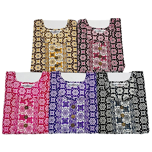 Printed Frock Nighty - Color: Multi Colour Available