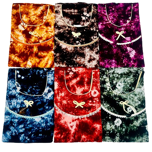 Ladies Round Lace Tie Dye Nighty