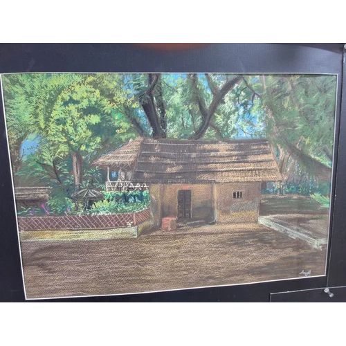 Oil Canvas Pastel Painting - Size: A3