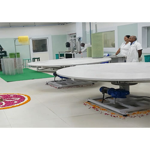 PU CURING TURN TABLE