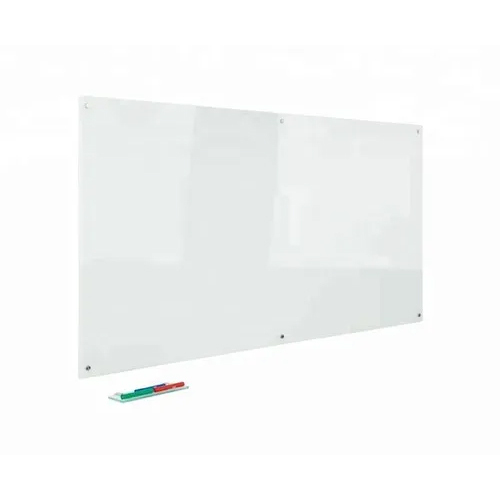 Magnetic Glass Writing Board - Color: White