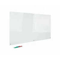 Magnetic Glass Writing Board - Color: White