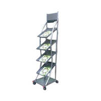 Ss Broucher Stand - Color: Grey