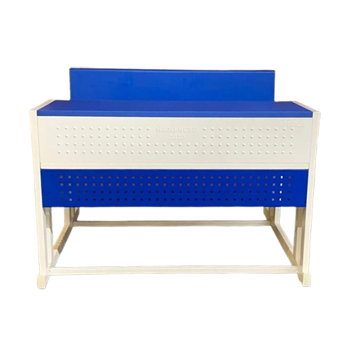 2 Seater School Desk - Color: Blue