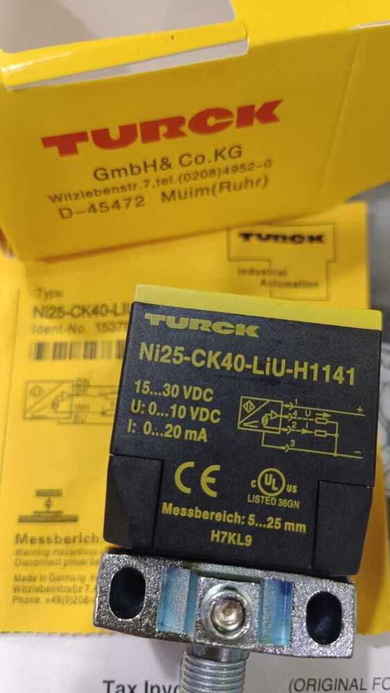 TRUCK INDUCTIVE PROXIMITY SENSOR 15-30VDC, NI25-CK40-LIU-H1141
