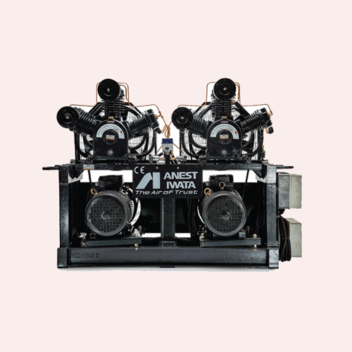 Duplex Air Compressor - Color: Black