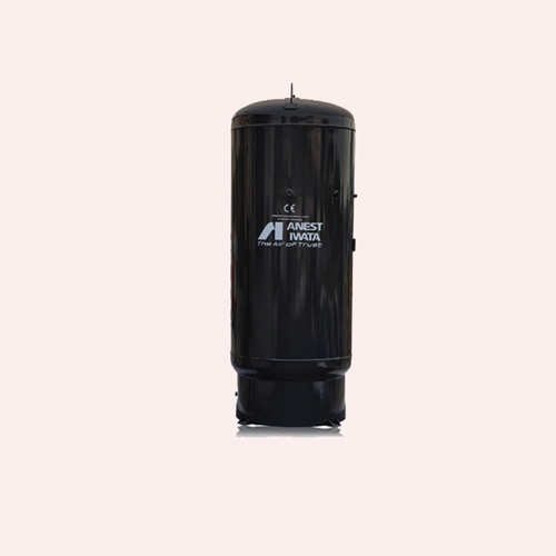 Air Receiver - Mild Steel, Available in Various Sizes, Sleek Black Finish | Oil-Less Lubrication, 220-440 Volt Electric Power, Reliable Warranty for Industrial Use