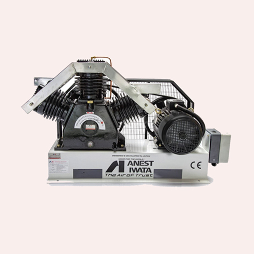 3 Hp Base Mounted Vacuum Pump - Color: Silver