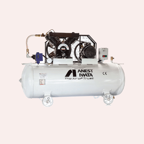 10 Hp Tank Mounted Vacuum Pump - Color: White