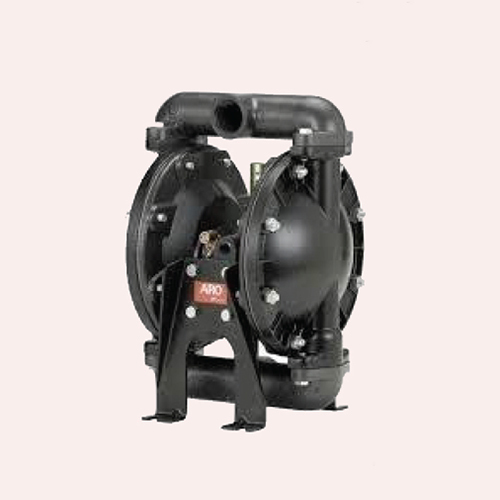 Aluminium Air Oriented Double Diaphragm Pump - Color: Black