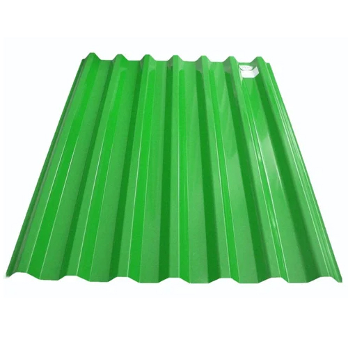 24 Ft Gi Color Profile Roofing Sheet - Color: Green