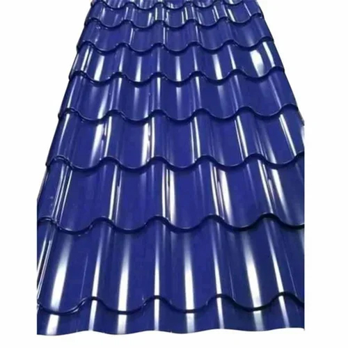 Gi Blue Color Profile Roofing Sheet - Size: 24X4 Feet