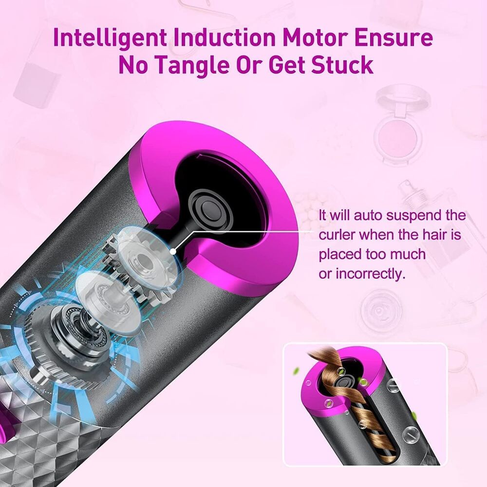 Wireless Usb Auto Hair Curler