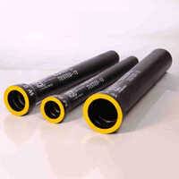 Cast Iron Spun Socket And Spigot Pipes - Color: Black