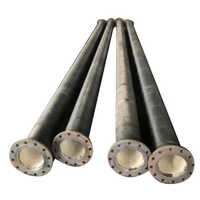 Cast Iron Double Flanged Pipe - 3 Inch Diameter X 6 Meter Length, Black Annealed Finish, Corrosion Resistant, Hot Rolled Design