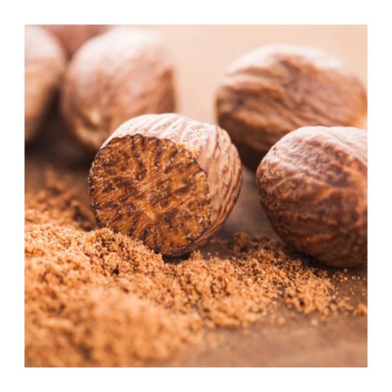 Nutmeg Hydrosol - Organic Myristica Fragrans, Calming Aroma For Mind Relaxation | Sweet, Woody Essence With Sedating Properties