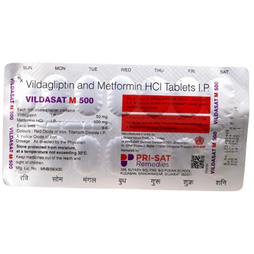 Vildagliptin Andmetformin Hci Tablets Ip - Drug Type: General Medicines