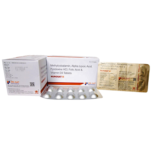 Nurosat D Methylcobalamin And Vitamin D3 Tablets - Drug Type: General Medicines
