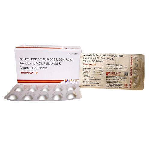 Nurosat D Methylcobalamin And Vitamin D3 Tablets - Drug Type: General Medicines
