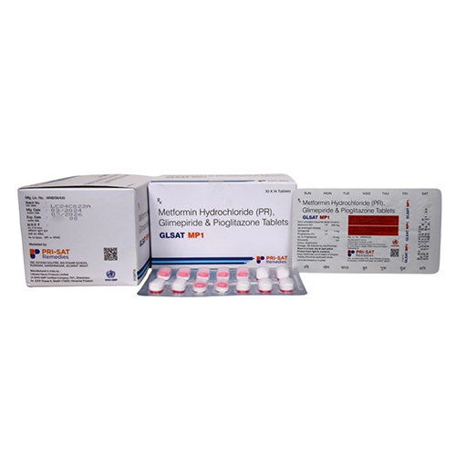 Glsat Mp1 Metformin Hydrochloride (Pr) Glimepiride Tablets - Drug Type: General Medicines