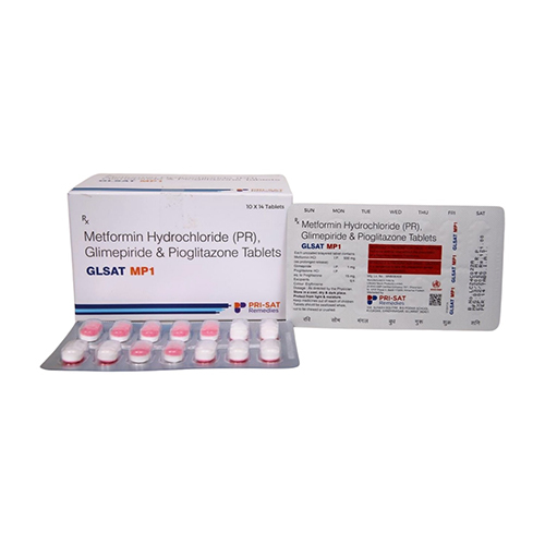 Glsat Mp1 Metformin Hydrochloride (Pr) Glimepiride Tablets - Drug Type: General Medicines