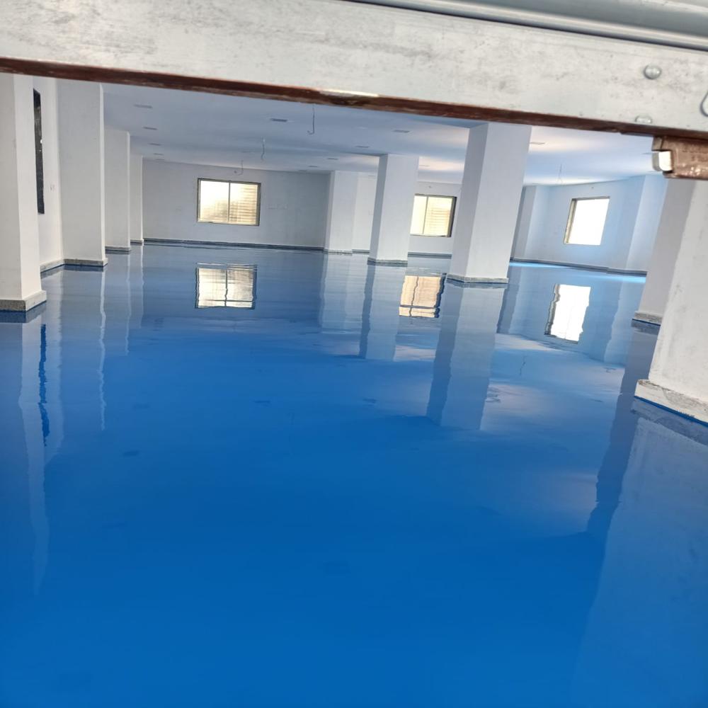 Self Leveling Flooring Service - Smooth Finish 200 Sq Ft Minimum Order Quantity, Industrial Application Quality Assurance