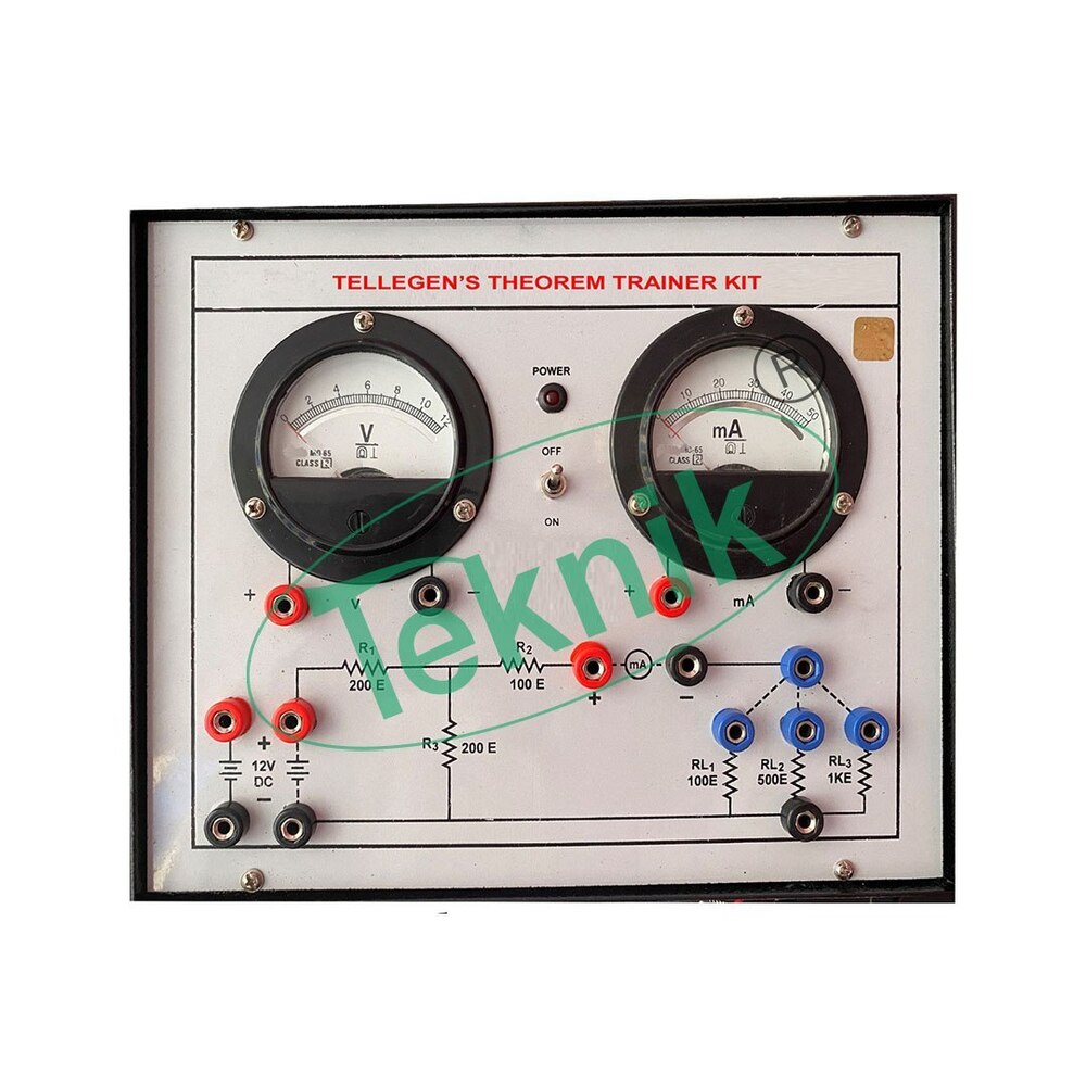 Tellegans Theorem - Bakelite Panel With Round Meters | Ideal For Precision Measurements And Accurate Applications