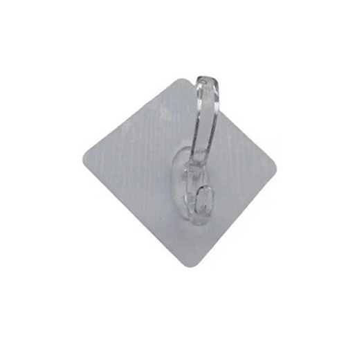 Silver 1 Hook Sticker - Color: Transparent