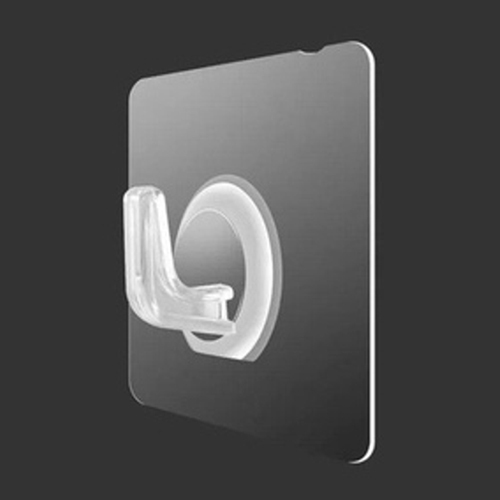 Transparent Kitchen Hook Sticker - Shape: Square