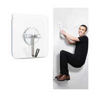 Round Hook Sticker - Stainless Steel, 4 Cm Diameter, Metallic Golden Finish | Self-adhesive, Damage-free Installation, Versatile For Home Use