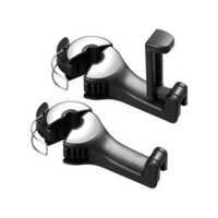 Car Phone Holder - Plastic, 10 X 7 X 6 Cm | 360 Degree Rotation, Adjustable Clip, Universal Fit For 4-7" Phones, Easy Installation & Removal