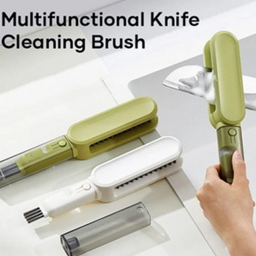 Multifunctional Knife Cleaning Brush - Color: Multicolor